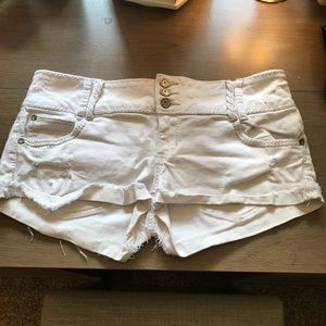Almost famous juniors white shorts